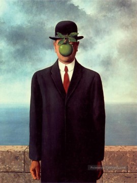 René Magritte Fils de Man Rene Magritte Peinture à l'huile